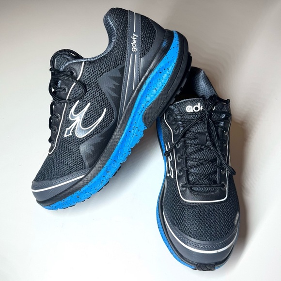 Gravity Defyer Men's G-Defy Mighty Walk Athletic Shoes Black and Blue Size-10 - Picture 2 of 9